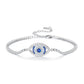 Bracelet Tennis Devil Eye Guardian Bleu Royal