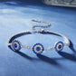 Bracelet Tennis Devil Eye Guardian Bleu Royal