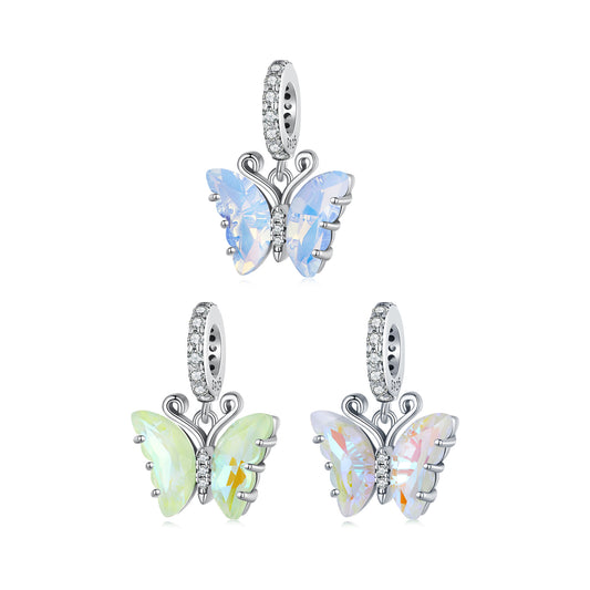 Charm Pendentif Papillon Aurore Colorée