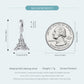 Charm Pendentif Ouvrable Tour Eiffel