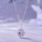 Charm Pendentif Pensée Violette Élégante