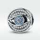 Blue Guardian Eye Sterling Silver Charm Bead-DUNALI
