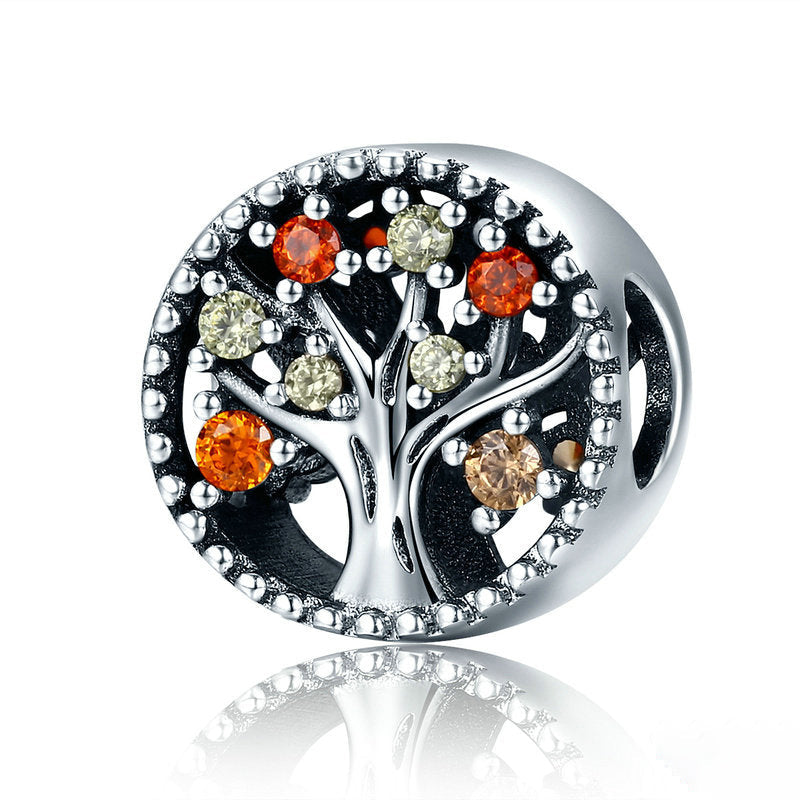 Autumn Fruit Tree Of Life Charm Bead-DUNALI