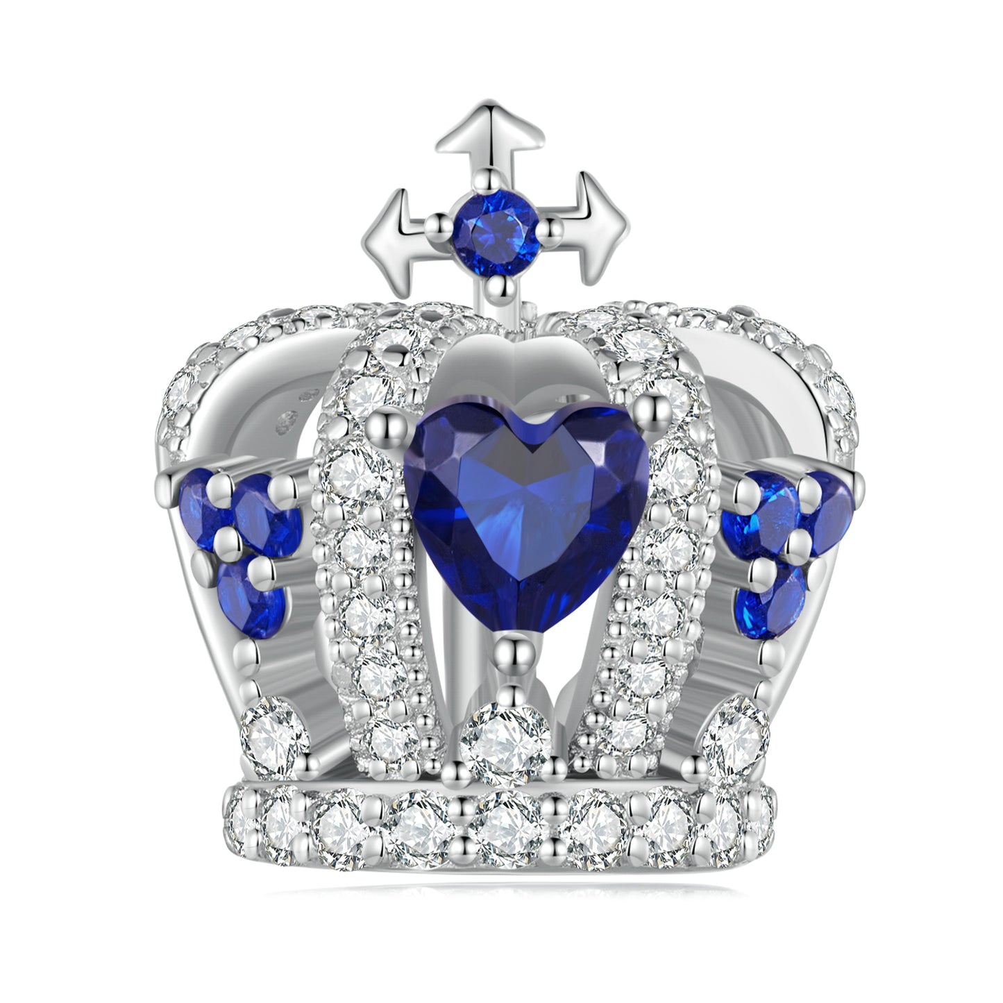 Charm Couronne de Luxe Bleue