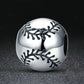 Perle de Charme de Boule D'argent Sterling D'amour de Baseball