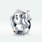 Mignon Sloth Argent Sterling Charm Animaux Perle