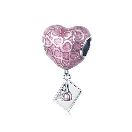 Love You Slowly Sterling Silver Heart Bead-DUNALI