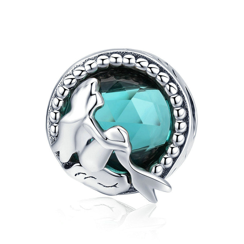 Miss Mermaid Sterling Silver Charm Bead-DUNALI