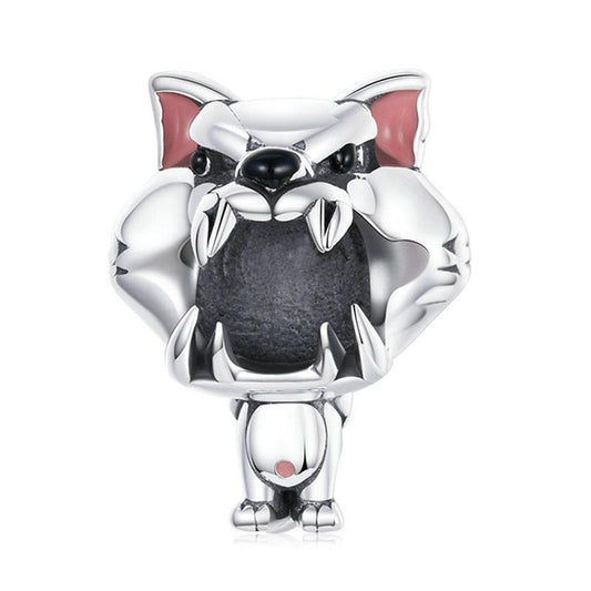 Charm Animaux En Argent Sterling Mr. Wolf