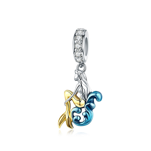 Charm Pendentif Océan Sirène Colorée