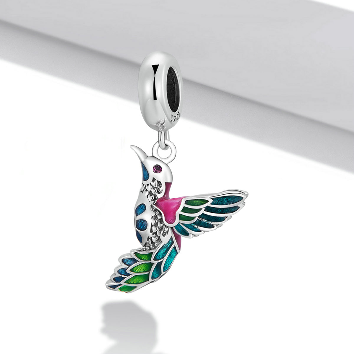 Animaux Pendentifs en argent sterling Kingfisher Charms