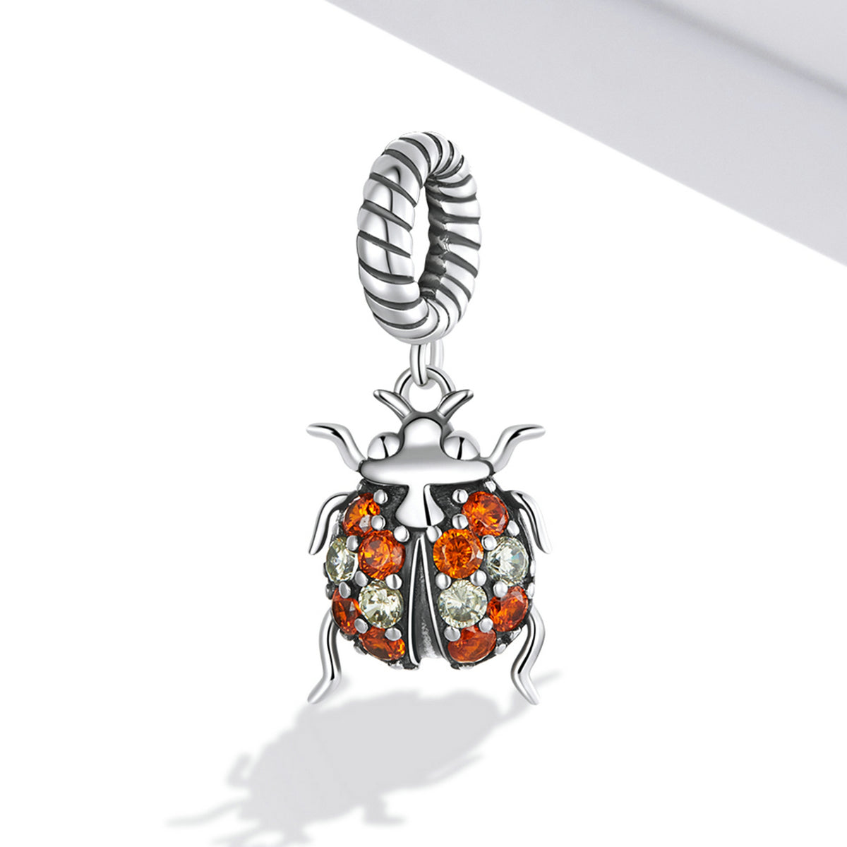 Egypte - Exquis Lady Bug Pendentifs en argent sterling Perles pour bracelets