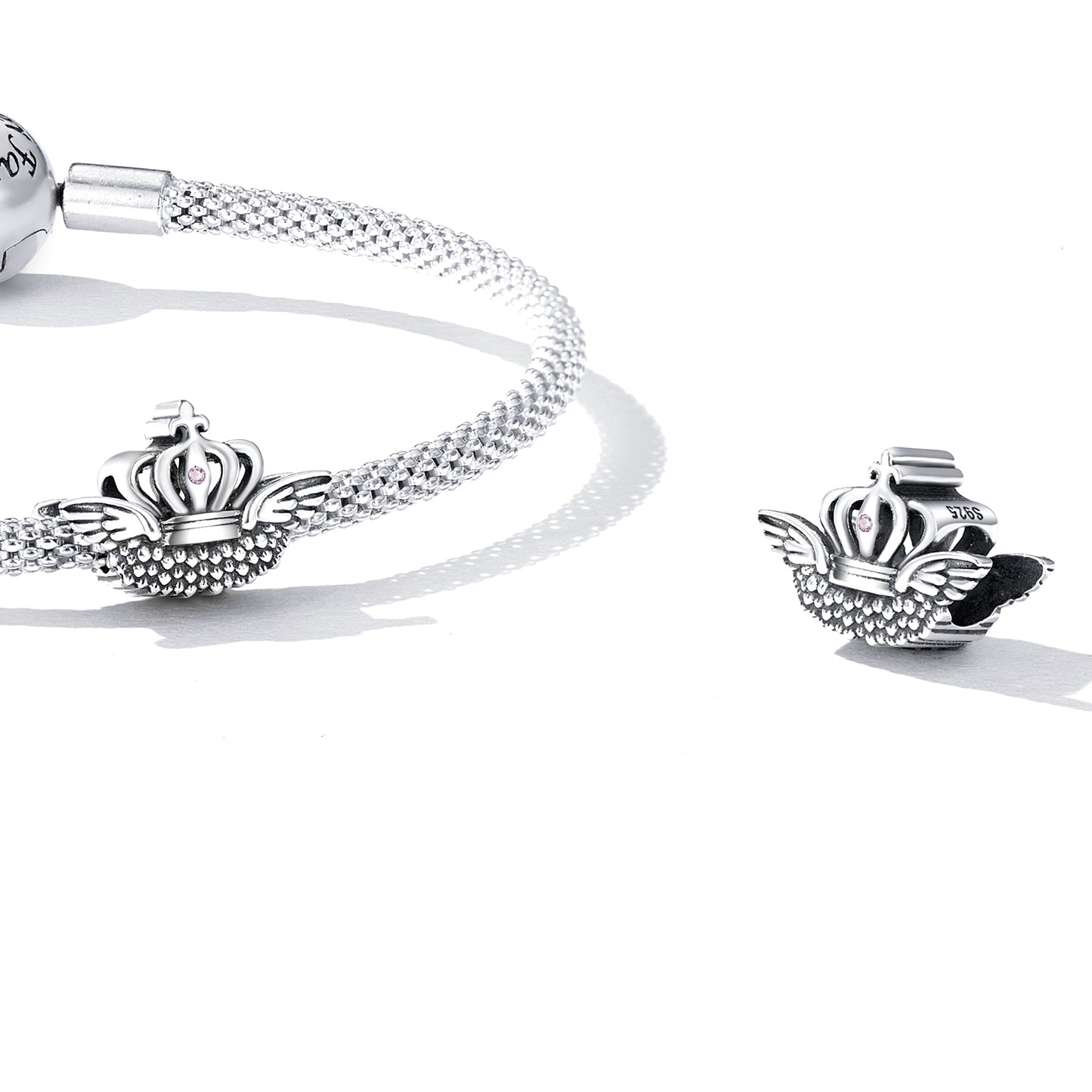Perles de charme délicates pour bracelets de bricolage en argent 925