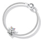 Charm Animaux D'ange Chat Blanc en Argent Sterling