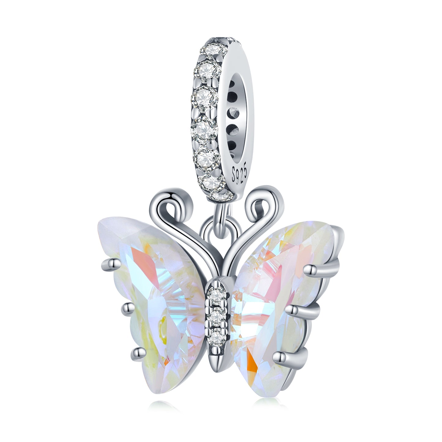 Charm Pendentif Papillon Aurore Colorée