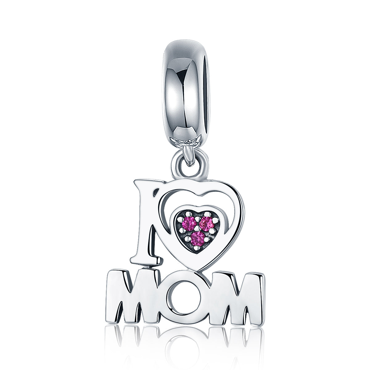 Charm Pendentif Coeur J'aime Maman