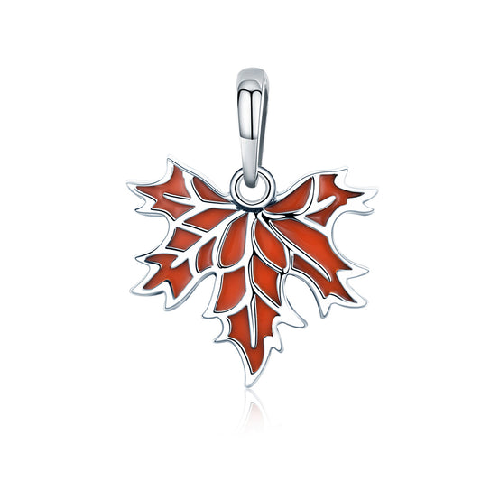 Charm Pendentif Feuille d'Érable fin d'Automne