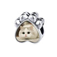 Immagine personalizzata di charm con zampa di gatto in argento sterling personalizzata